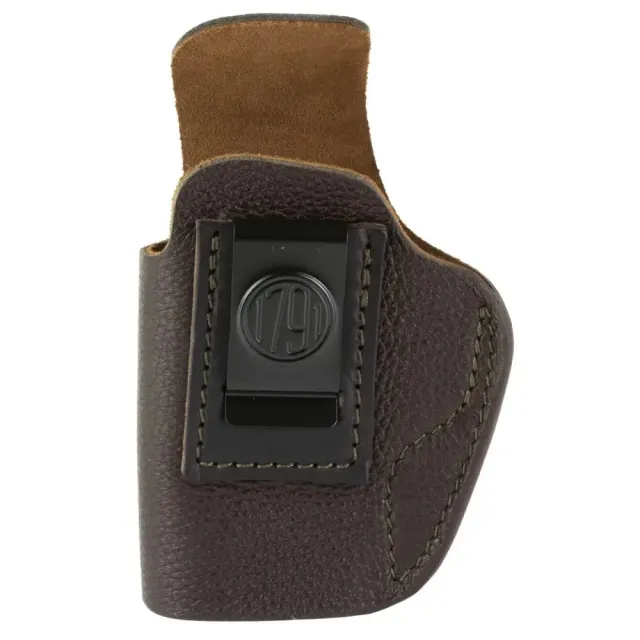1791 Gunleather FCD-5-BRW-L Deer Skin IWB Holster Size 5 Brown LH - 1791 Gunleather