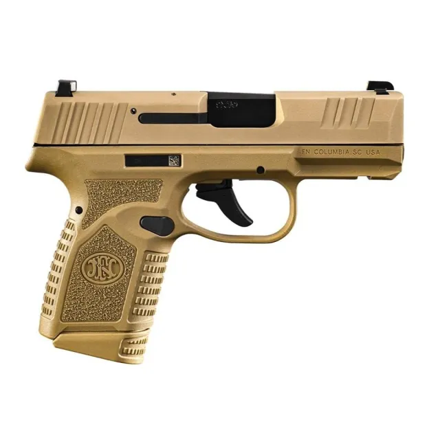 FN AMERICA Reflex NMS 9mm Luger 3.3in 11rd/15rd Mags FDE Pistol 66-101409