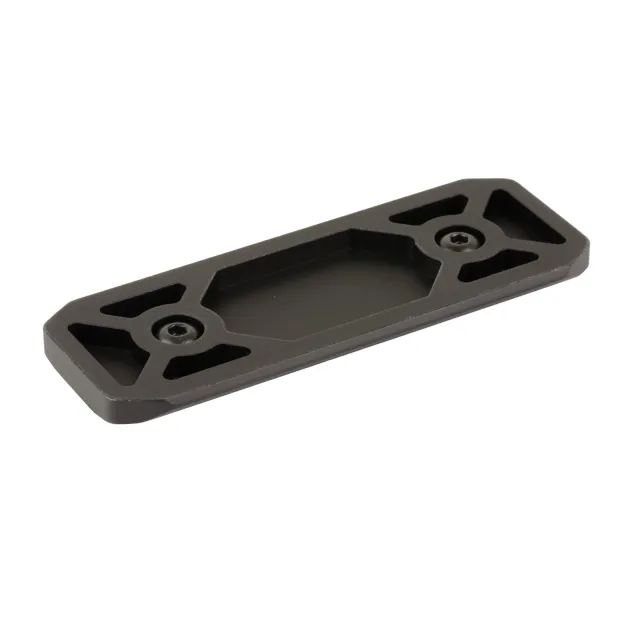 Warne 6204M M-LOK ARCA Rail Black 4 In Lightweight Aluminum - Warne