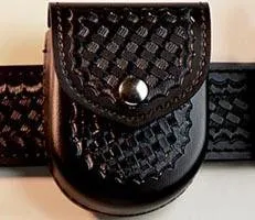 SAFARILAND 90H Black Basketweave Handcuff Case Chrome - SAFARILAND - <u>N/A</u>