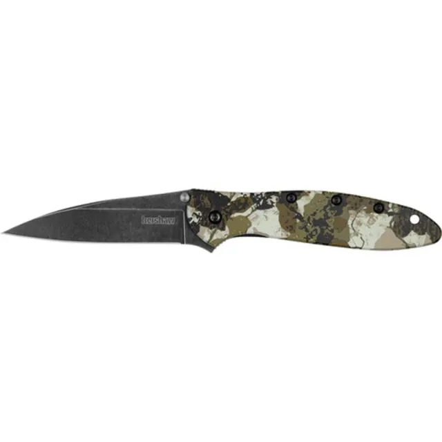 Kershaw Leek Folding Knife 3In Drop Point Kings Camo 1660KCX - Kershaw
