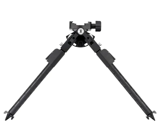 Mdt Sporting Goods Inc 106343BLK CKYE-POD Single Pull Bipod 9-15" High Black Anodized Aluminum - MDT