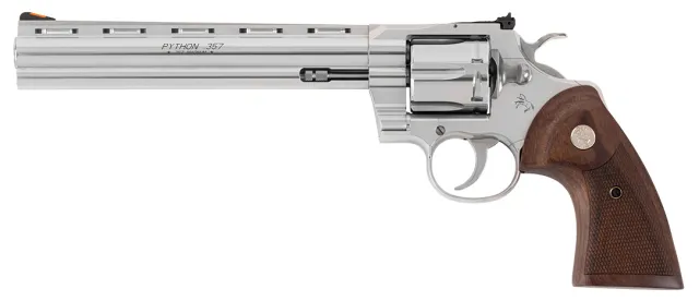 Buy Colt ZPYTHONSP8WTS Python .357 Mag 8" SS Revolver, Walnut Grips, Blemished online
