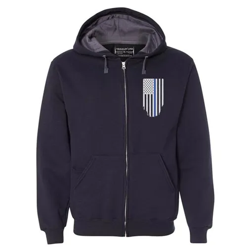 Zip Up - Honor/Respect, Thin Blue Line - Thin Blue Line