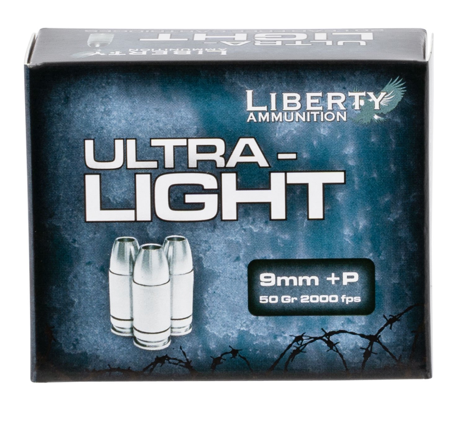 Buy Liberty Ammunition LAUL9052 9mm Luger +P 50 Grain HP 20 Rounds online