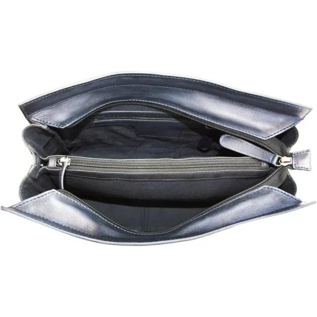 Rugged Rare 49305 Smith & Wesson Concealed Carry Handbag, Blue Leather - Rugged Rare