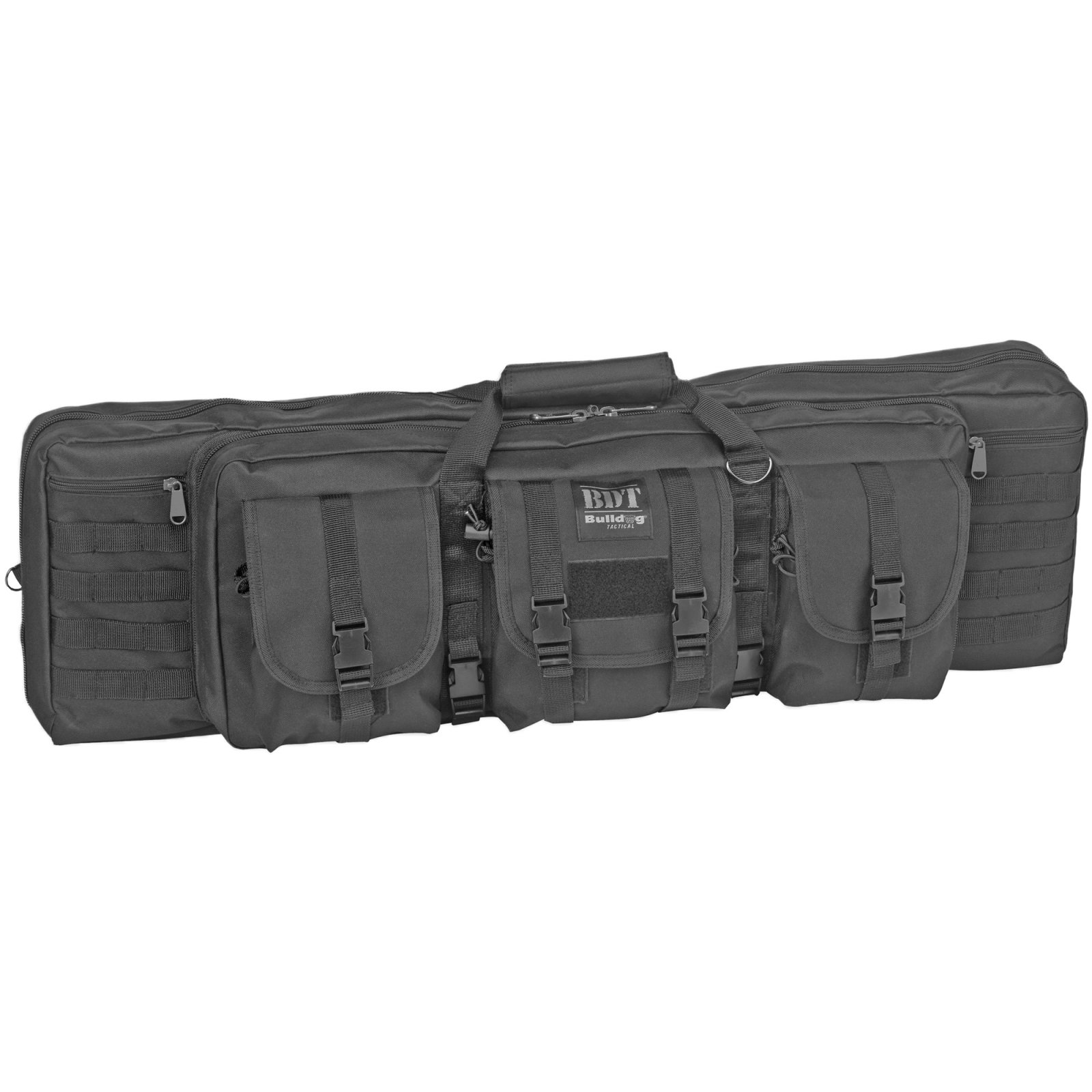 Bulldog BDT40-37B Tactical Rifle Bag 37 in Black Nylon 3 Pockets - Bulldog