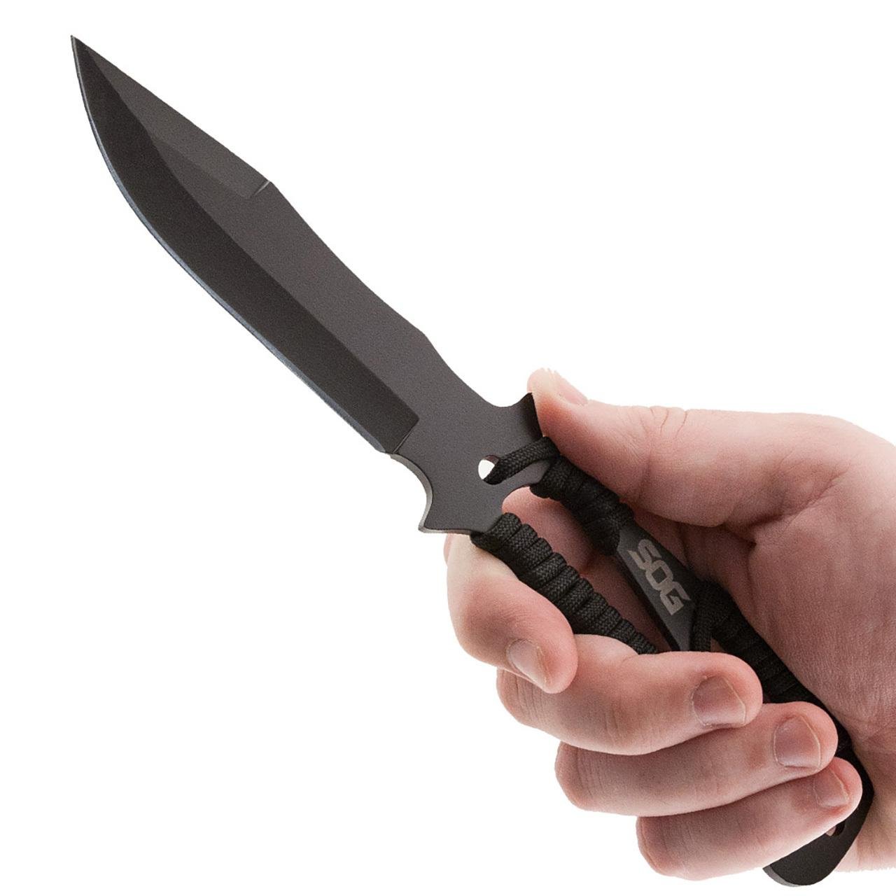 SOG Throwing Knives F041TN-CP 4.4 In 420HC SS Blade Black 3-Piece Set - SOG