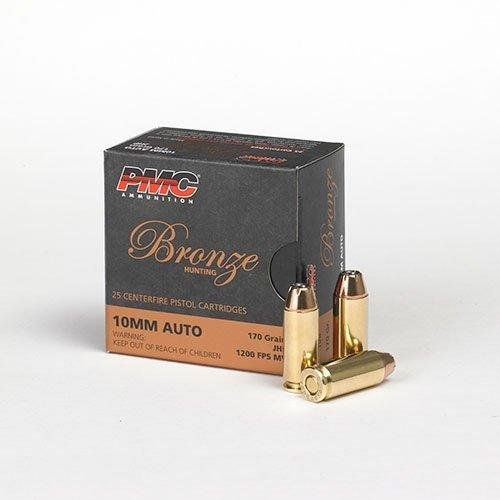 Buy PMC Bronze Handgun Ammunition 10mm Auto 170 gr JHP 1200 fps 25/ct online