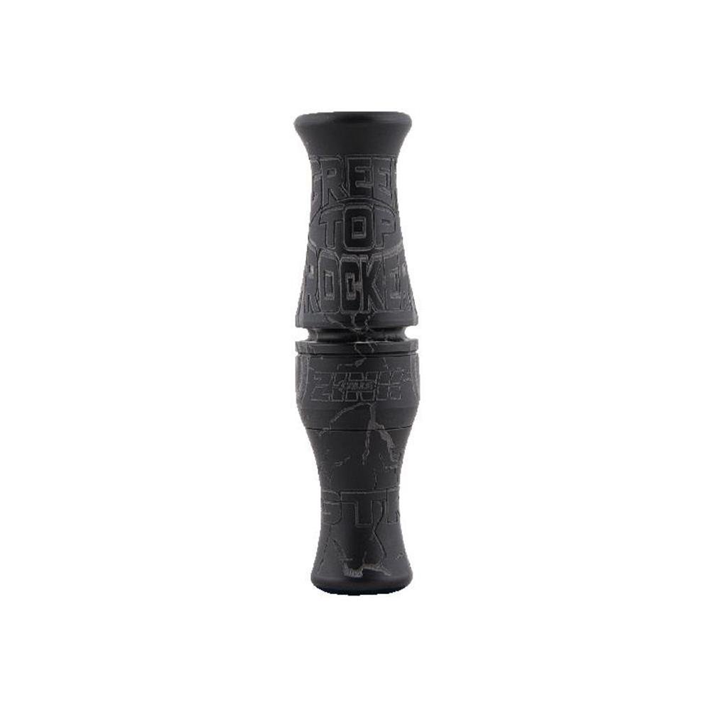 Zink ZNK6123 Green Top Rocker Duck Call Black Stealth, Single Reed - Avian-X