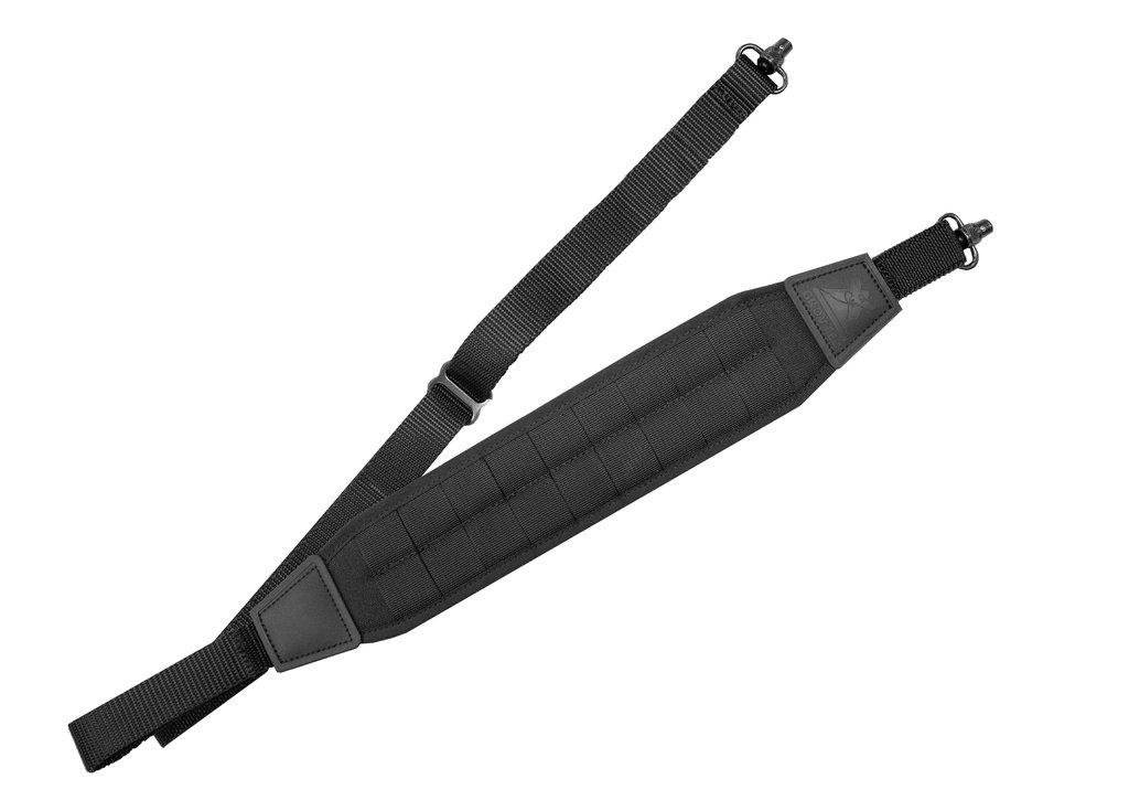 Grovtec GTSL120 Molle Padded Sling with Push Button Swivels Black - Grovtec