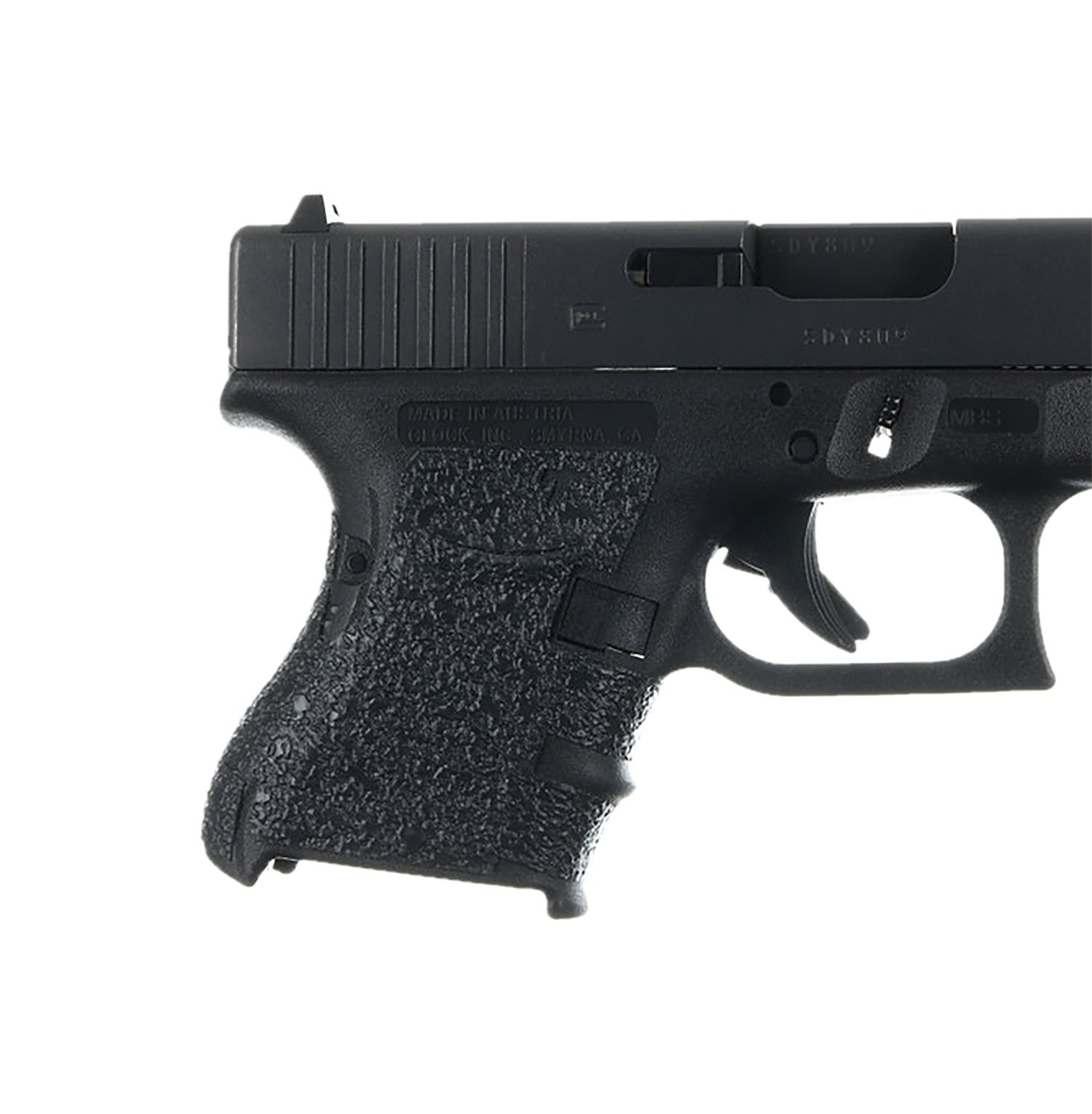 Talon 105R Adhesive Grip for Glock 26/27/28/33/39 Gen3 Black Rubber - TALON Grips Inc - GLOCK 26/27/28/33/39