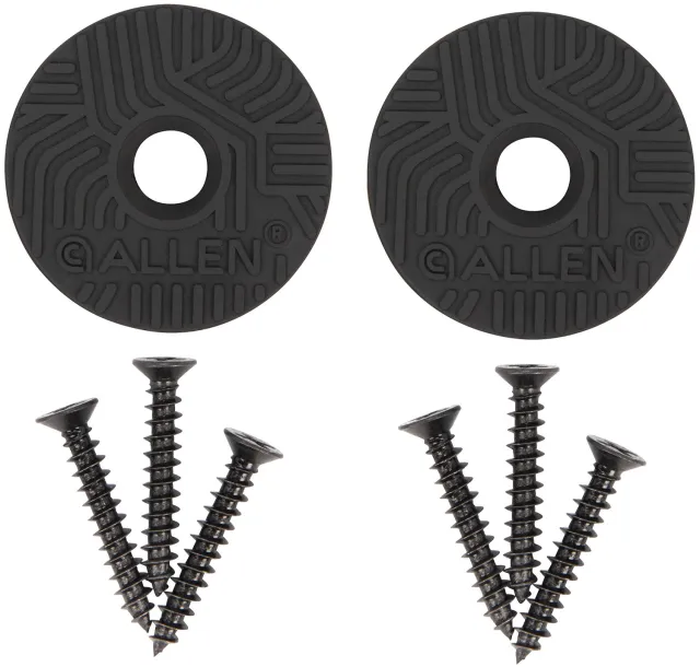Allen 5649 Disc Gun & Tool Magnet Set Black Metal Screw On 2 pk - Allen Company