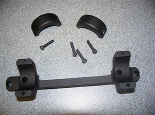 DNZ Products 92500 Browning X-Bolt 1" High Matte Scope Mount Black - DNZ Products