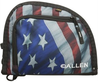 Allen 7719 Handgun Case 9 in Endura USA Flag Lockable 1 Pocket - Allen Company