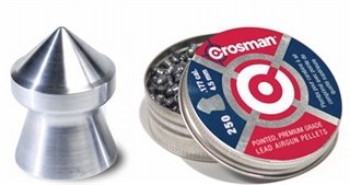 Crosman P177 Premier Pointed 177 Lead Hunting Pellet 250 Per Tin - Crosman - 177