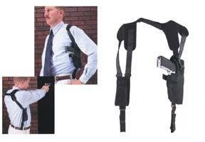Uncle Mike's 7505-1 Vertical Shoulder Holster 4.5-5 in Black - Uncle Mike's