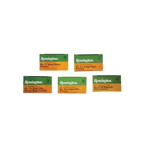 Buy Remington 22608 Large Rifle Primers No. 9.5, 1000 Pack, Brass, 0.0001" Tolerance, Maximum Sensitivity online