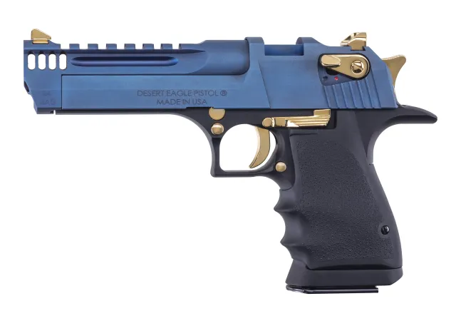 MR DESERT EAGLE 44MAG 5 BLK/CARBO BLUE - Magnum Research - 44MAG