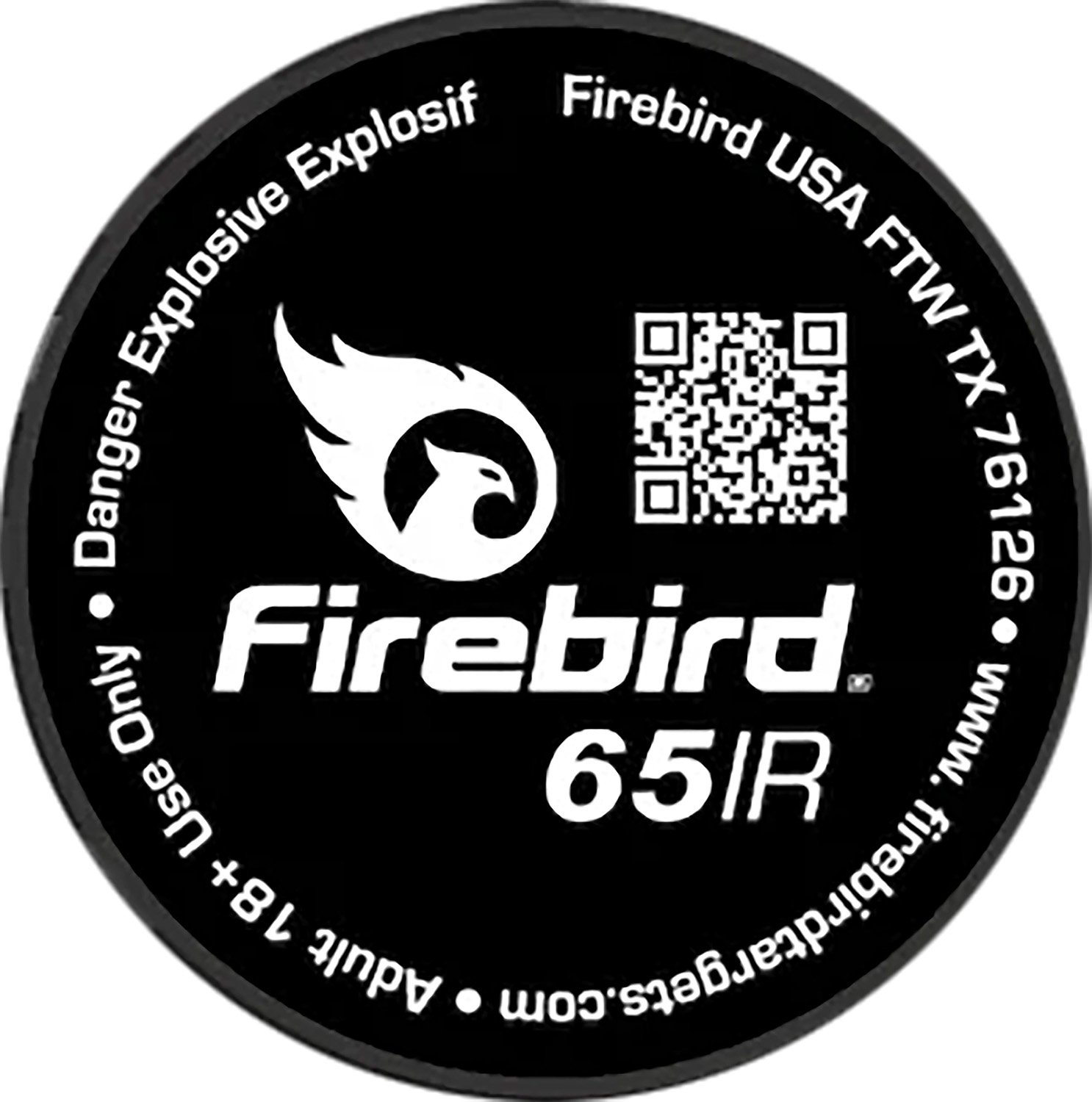 Firebird USA 65IR Biodegradable Targets 65mm White Smoke 10 Pack - FIREBIRD - 65MM