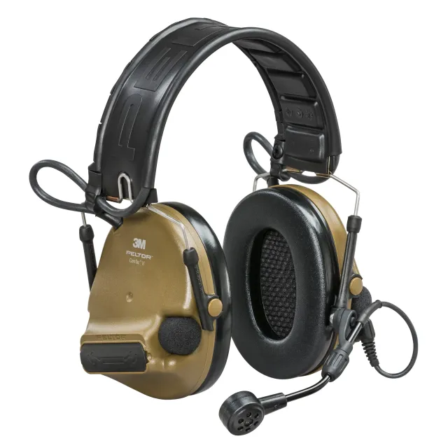 3M Peltor MT20H682FB-09NCYS ComTac VI Earmuff, Coyote Brown, NIB Wireless - 3M/Peltor