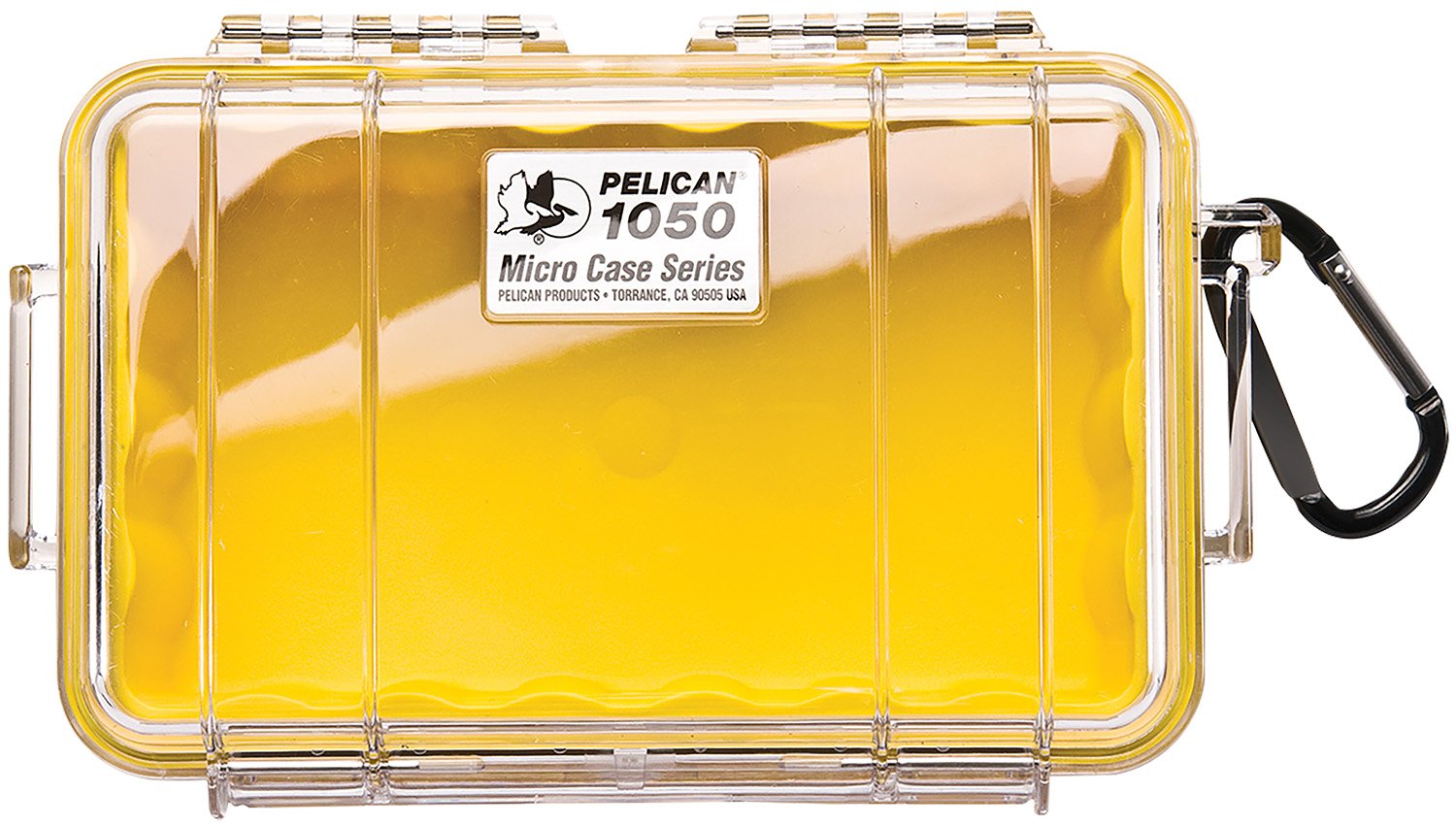 Pelican 1050-027-100 Micro Case Yellow/Clear 8" Hard Case - PELICAN