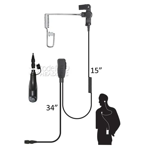 Code Red Headsets Sherlock QD Lapel Microphone Quick-Disconnect - Code Red Headsets