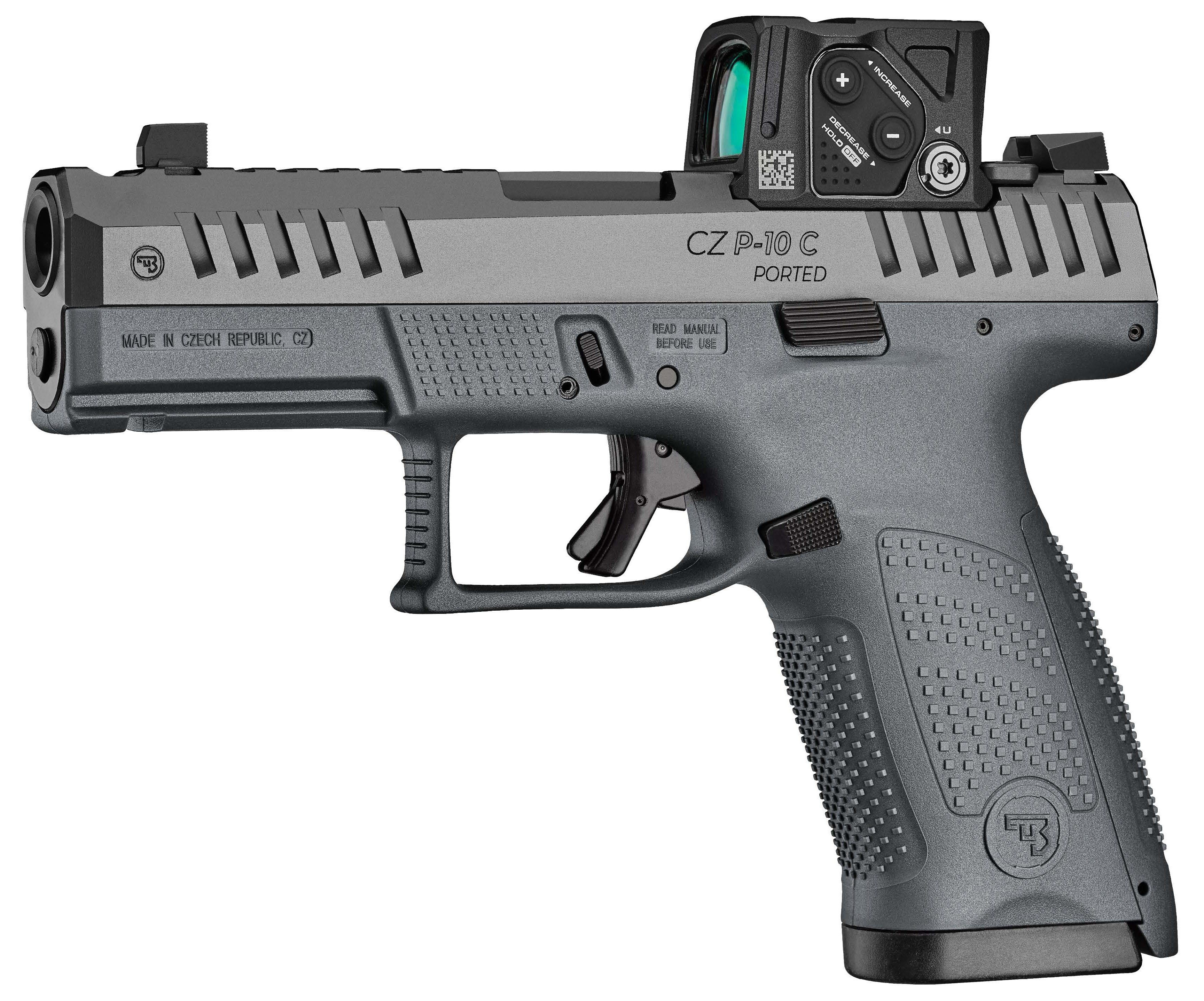 CZ P-10 C Optic Ready COA Pistol 9mm 4 in. Black 10 +1 rd. - CZ-USA - 9mm