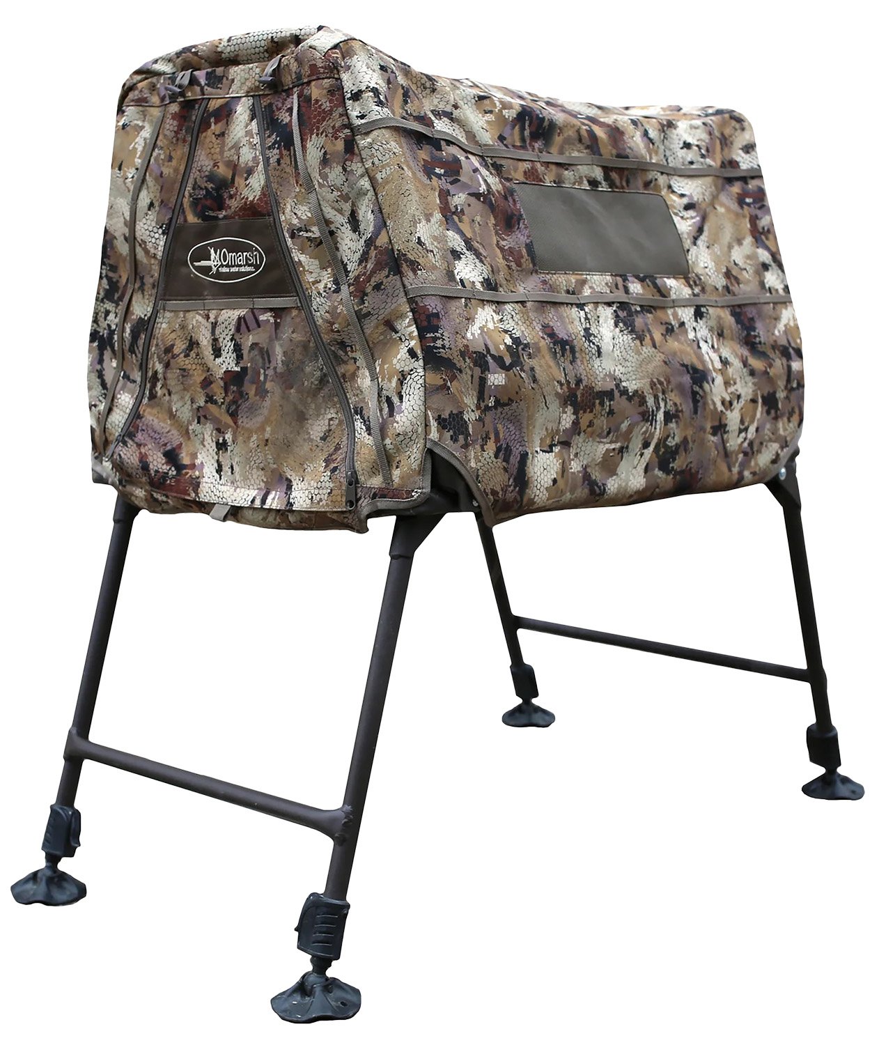 MOmarsh Invisi-Lab Dog Blind 34016 Mossy Oak BottomLand 17 lbs - MOMARSH