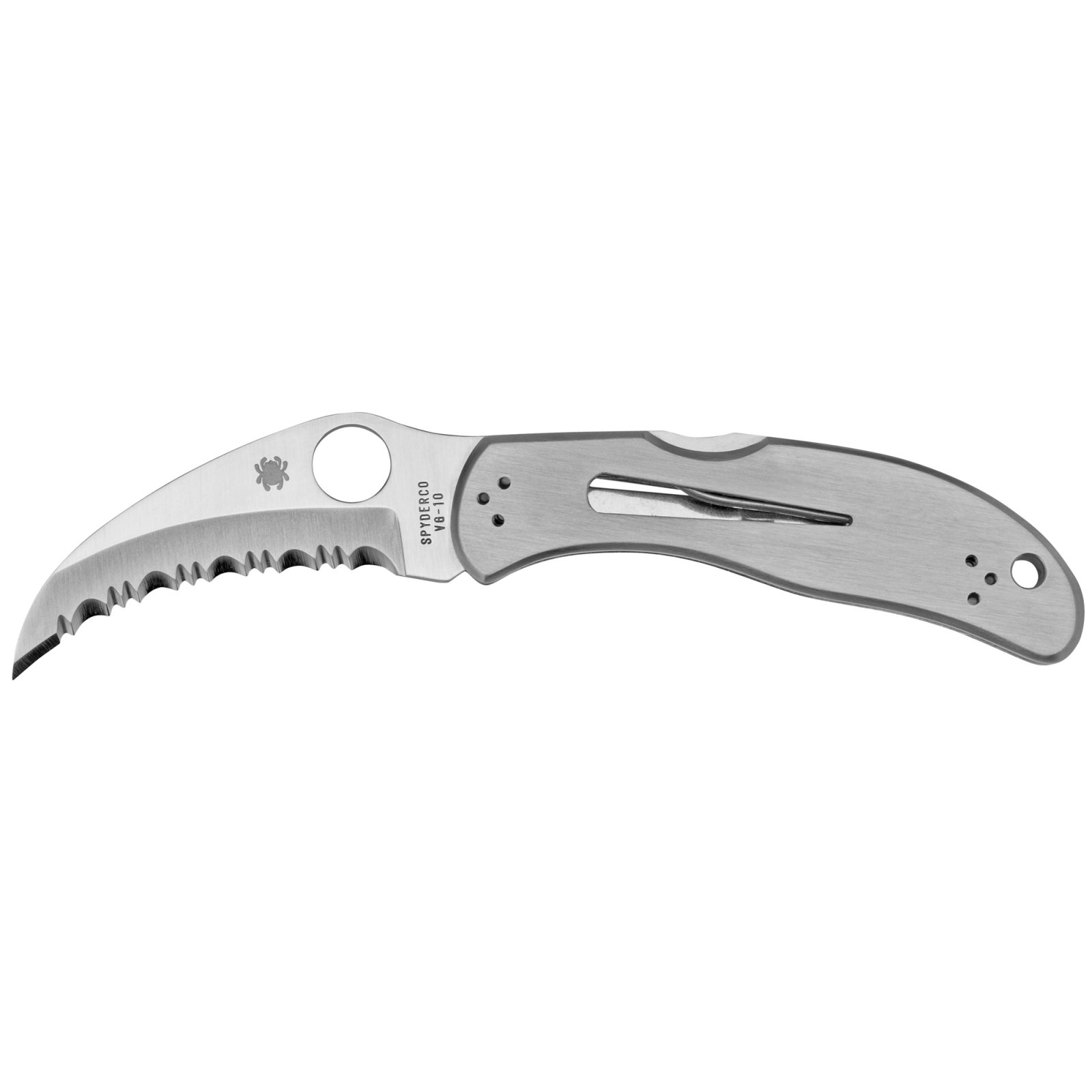 Spyderco C08S Harpy 2.75 In Serrated VG-10 Stainless Handle - Spyderco