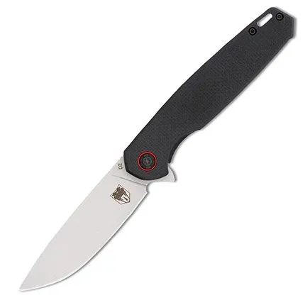 CobraTec CTTLNBLK Talon G10 Black Stonewashed D2 Drop Point Blade - CobraTec Knives