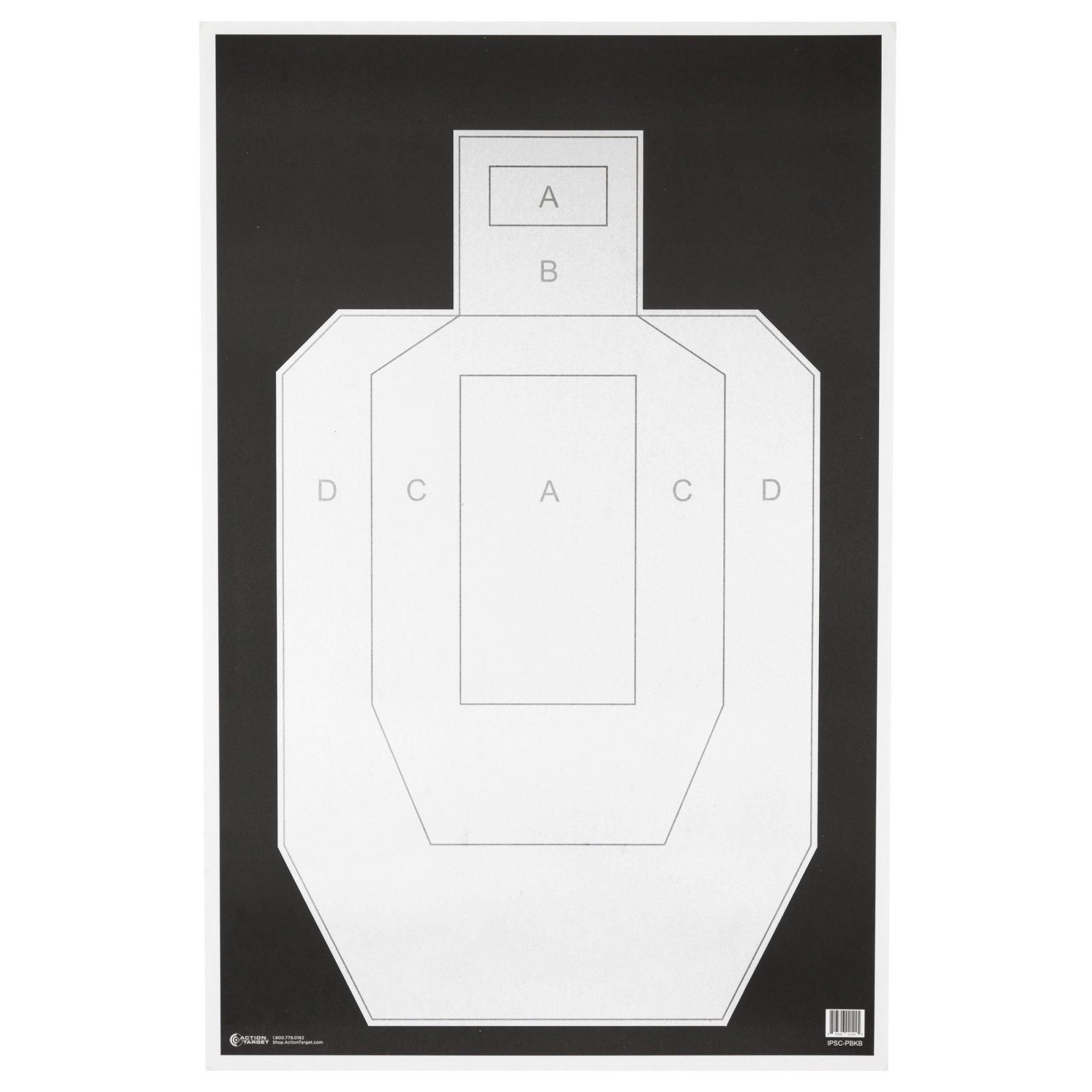 Buy Action Target IPSC-PBKB-100 Practice Targets, 23"x35", 100 Pack online