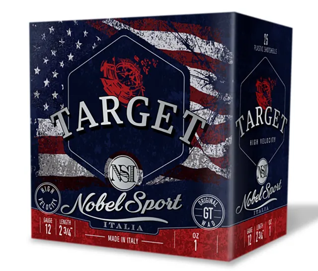 NSI Nobel Speed Target 12ga 2.75 In 1oz #8 1300 fps Shotshell - NSI