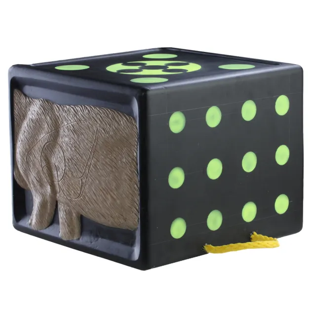 Rinehart Target Rhinoblock Bow 16X16X13 W/Rope Han - Rinehart for sale at Iron and Lace