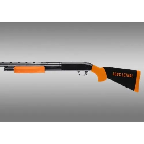 Hogue MOSSBERG 500 LESS LETHAL ORANGE OVERMOLDED S... - Hogue