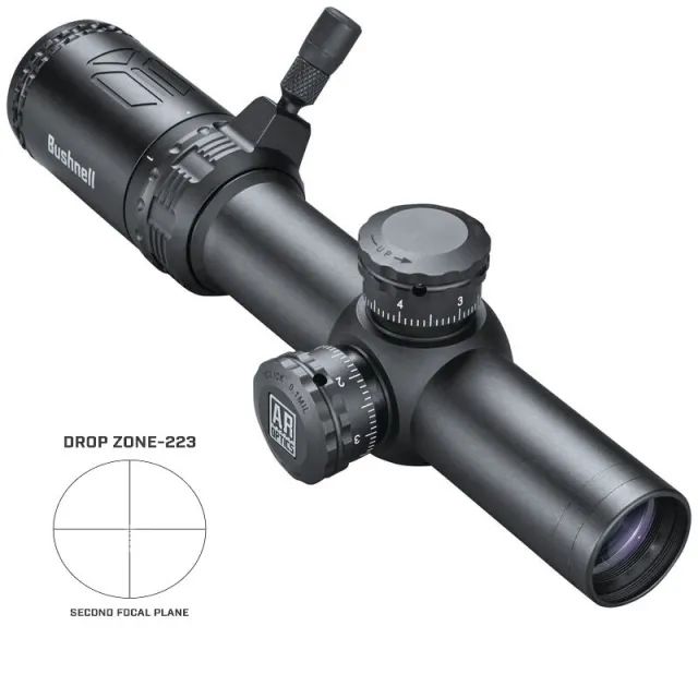 Bushnell AR71424 Optics Matte Black 1-4x24mm 30mm Tube DZ-223 Reticle - Bushnell - 24MM