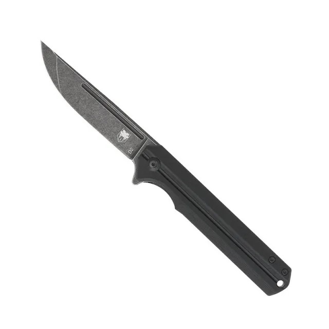 CobraTec Knives Streamline Folding Knife 3.5 In D2 G-10 Black - CobraTec Knives