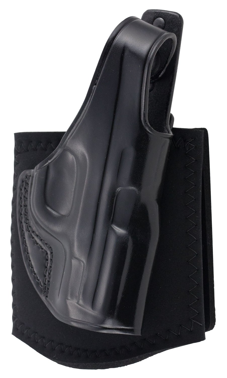 Galco AG652B Ankle Holster Black Leather Right Hand for S&W M&P Shield - Galco International