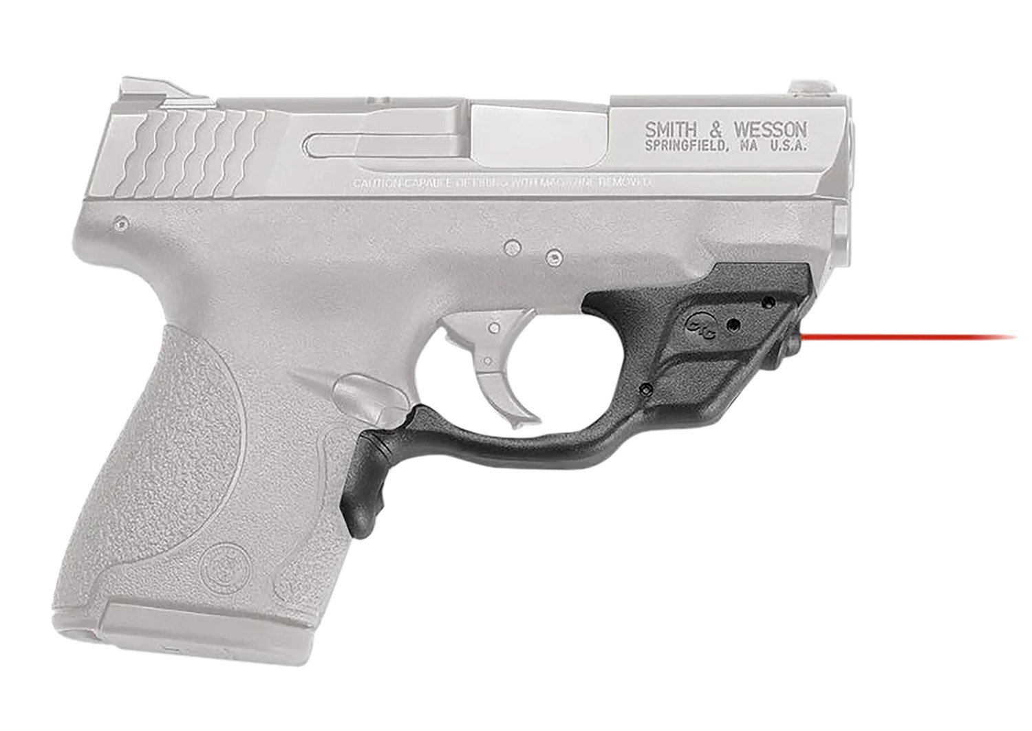 Buy Crimson Trace LG-489 Laserguard S&W M&P Shield Red Laser Polymer Black online