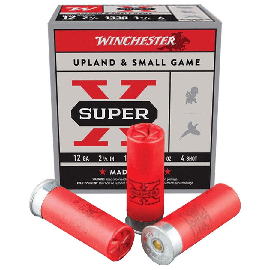 Winchester X124 12 Gauge 2.75 in 1.25 oz 4 Shot 1330 fps High Brass - Winchester - 12GA