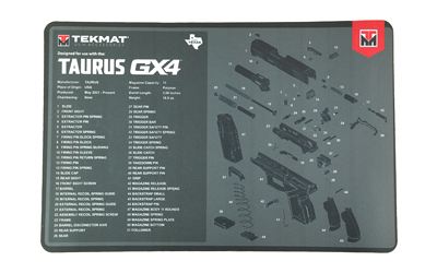 TekMat Taurus GX4 Cleaning Mat Black Non-Slip Workstation