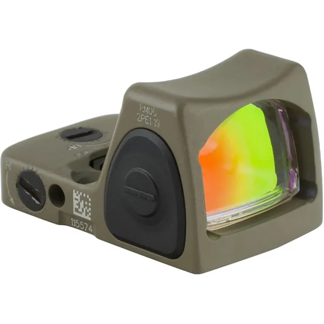 Trijicon RMR Type 2 Day/Night Red Dot Sight, 1x22x16mm, 3.25 MOA Dot, Durable, Adjustable LED, 700696 - Trijicon - 0.89" X 0.67"