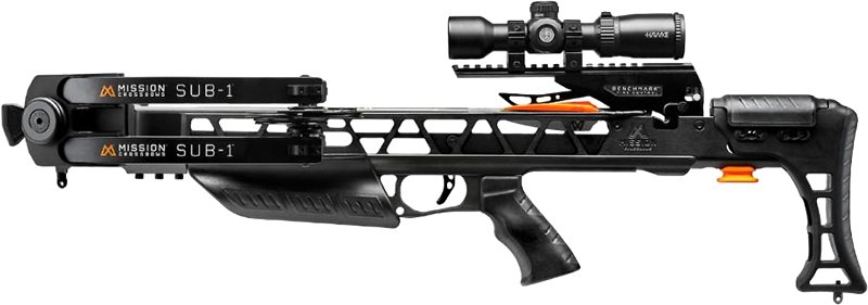 Mission XK031 Crossbow SUB-1 Package 385FPS Black - Mission First Tactical
