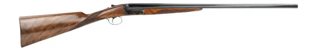 Dickinson LLC Estate 20 Gauge Break Open 3" 2rd 28" Side By Side Barrel, True Bone-Charcoal Case Hardening Receiver, English Style Turkish Walnut Stock - Dickinson - 20 Gauge
