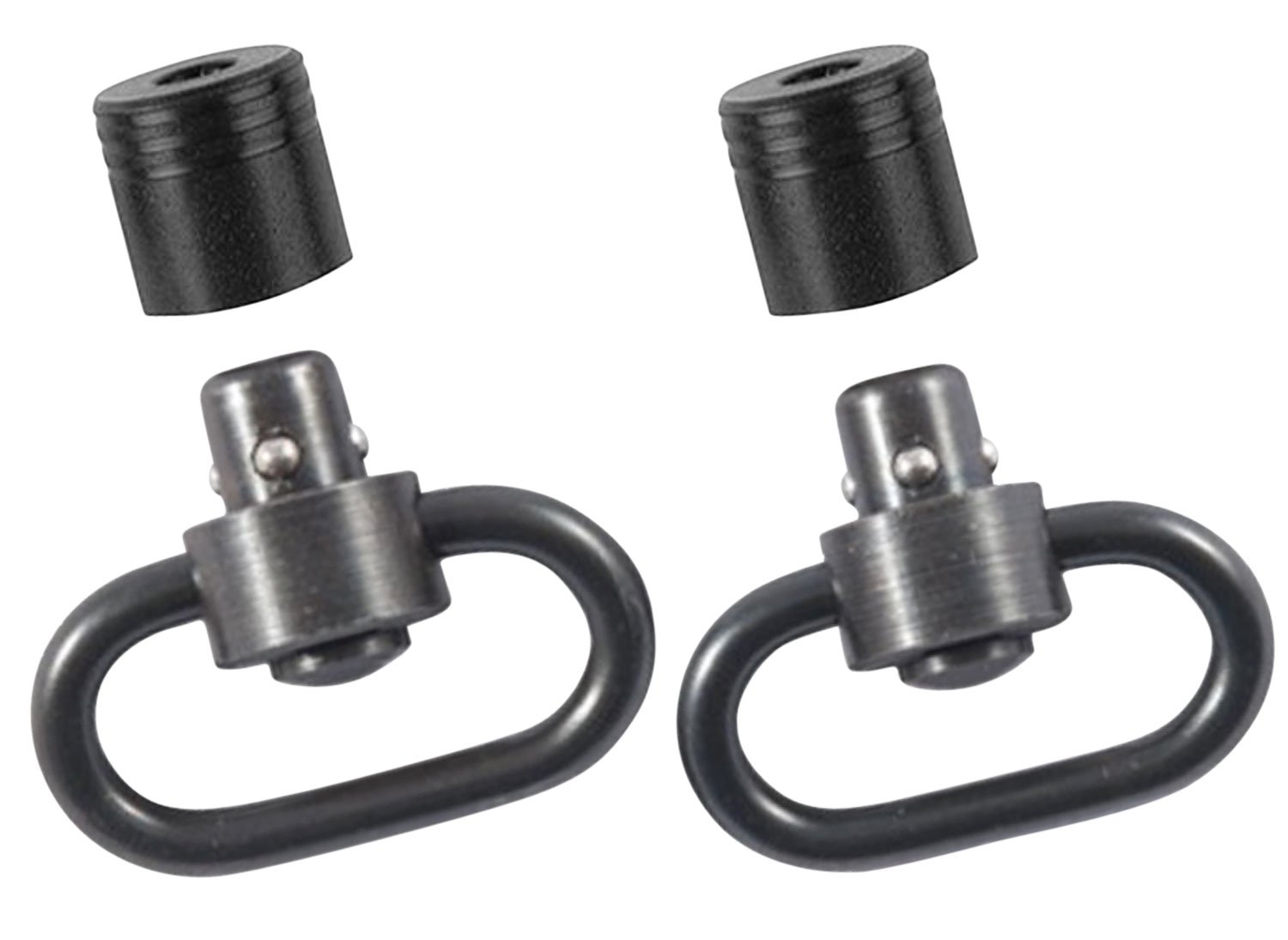 Buy Outdoor Connection PBS19121 Push Button Swivel Set 1" Black Steel online