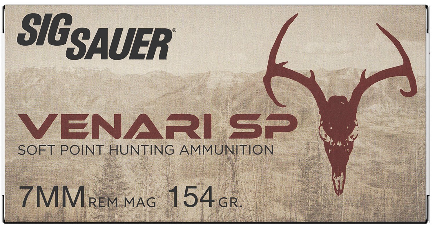 Buy Sig Sauer V7MMSP15420 Venari 7mmRemMag 154gr Soft Point 20 Rounds online