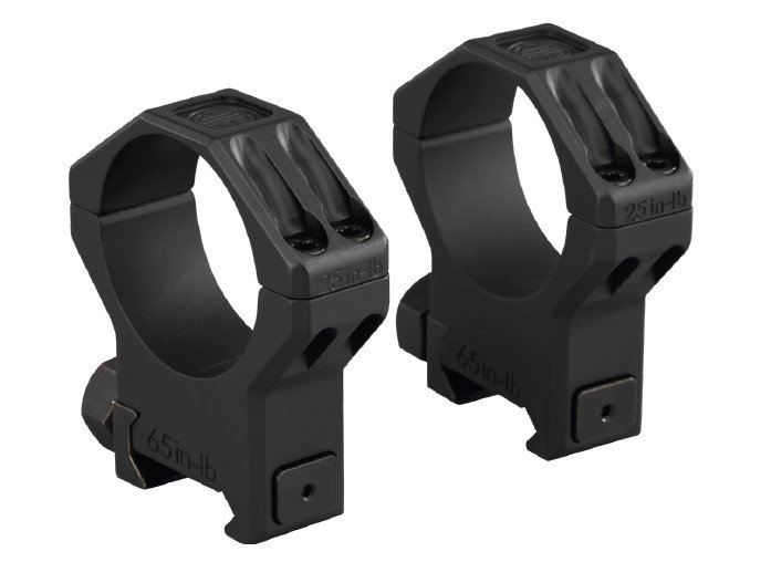 Sig Sauer SOA64002 Alpha 6 34mm Stainless Steel Scope Ring Set Medium - Sig Sauer - 34MM