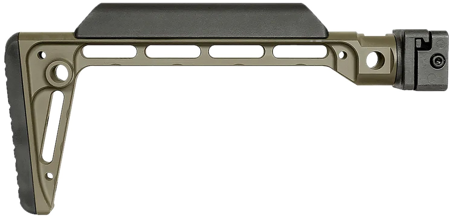Midwest Industries Minimalistic Side Folding Stock ODG Aluminum - Midwest Industries