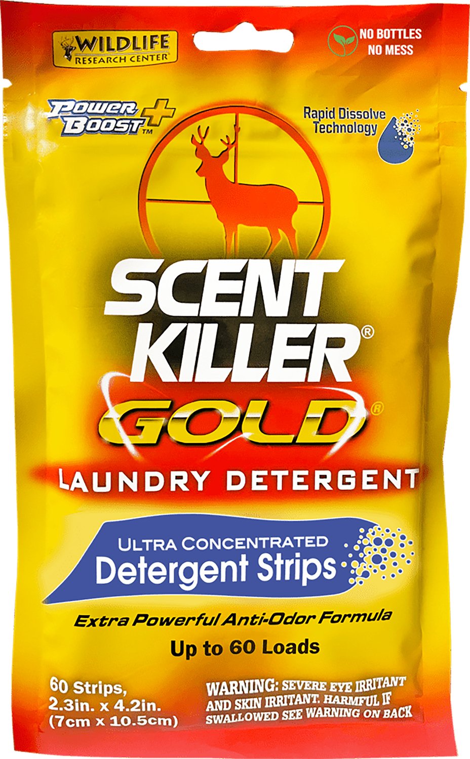 Buy Wildlife Research 1285 Scent Killer Gold Laundry Detergent Strips 60 Pack online