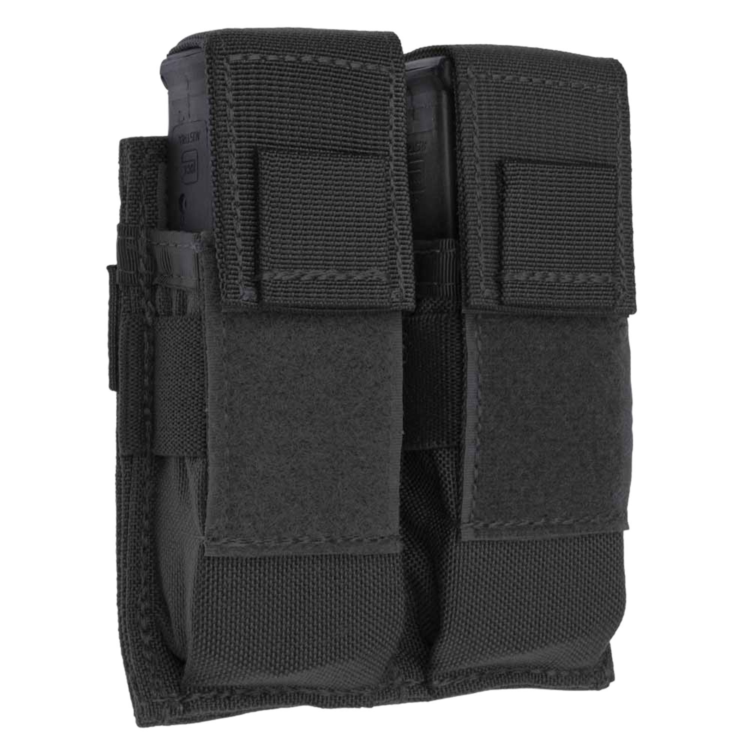 TacShield T3602BK Double Universal Pistol Molle Pouch Black - Tac Shield